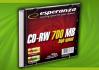 Esperanza CD-RW 700MB 12x slim