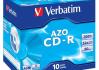 Verbatim CD-R 80/700MB 52X crystal AZO jewel