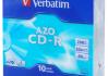 Verbatim CD-R 80/700MB 52X crystal AZO slim