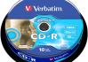 Verbatim CD-R 80/700MB 52X LightScribe crystal AZO cake10