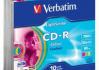 Verbatim CD-R 80/700MB 52x LightScribe jewel box