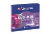 Verbatim double layer DVD+R 8.5GB 8X Colour AZO slim