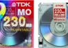 TDK MO-230MB diskėtė