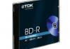 BluRay BD-R TDK jewel case 25GB 4x 